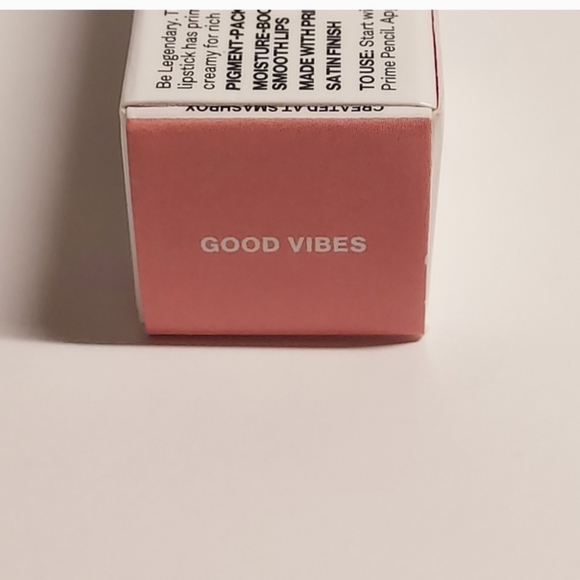 SMASHBOX Be Legendary Prime & Plush Lipstick *GOOD VIBES* / .11 oz / New in box - Picture 5 of 5